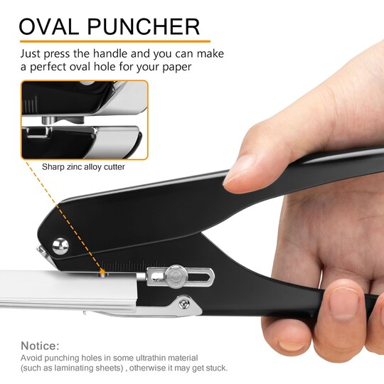 Unbranded; Slot Puncher, Badge Hole Punch for Id Card, PVC Slot and Paper, Heavy-Duty Hole Punch for Pro Use; Category:Paper Punches; Image:1